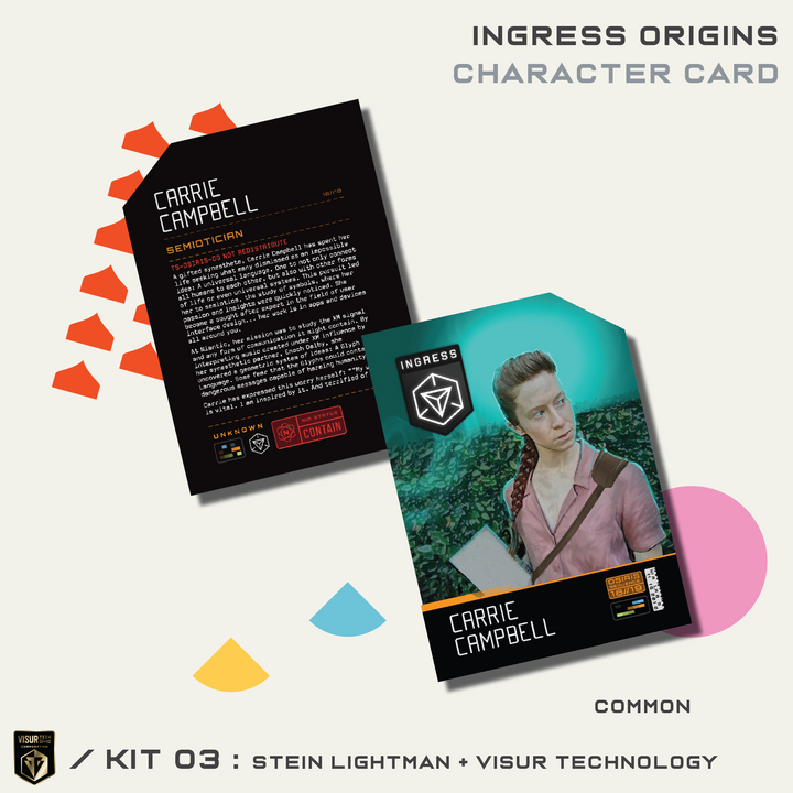 INGRESS ORIGINS KIT #3 - STEIN LIGHTMAN/VISUR TECHNOLOGY