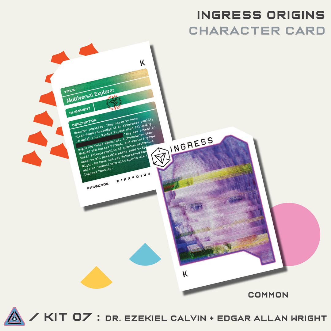 INGRESS ORIGINS KIT #7 - DR. EZEKIEL CALVIN/EDGAR ALLAN WRIGHT