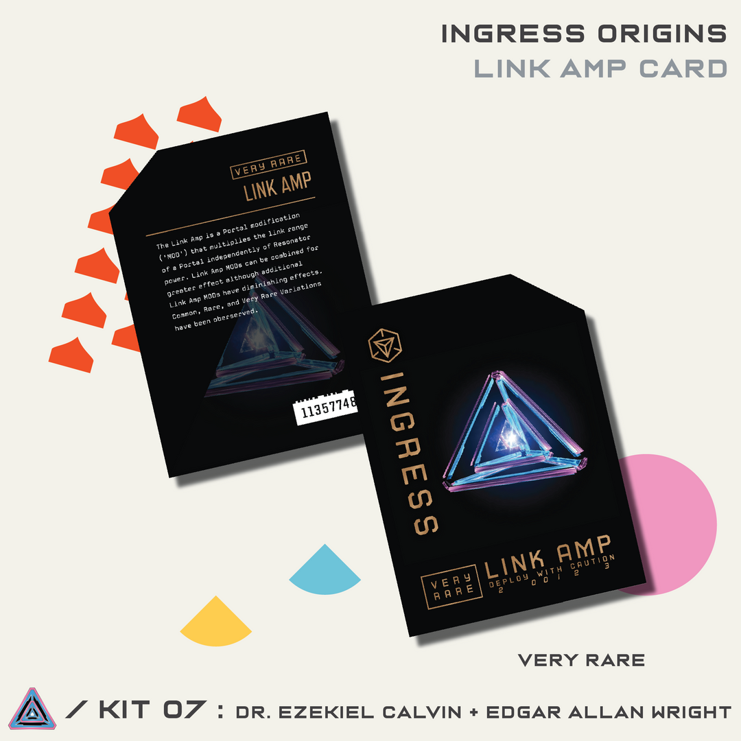 INGRESS ORIGINS KIT #7 - DR. EZEKIEL CALVIN/EDGAR ALLAN WRIGHT