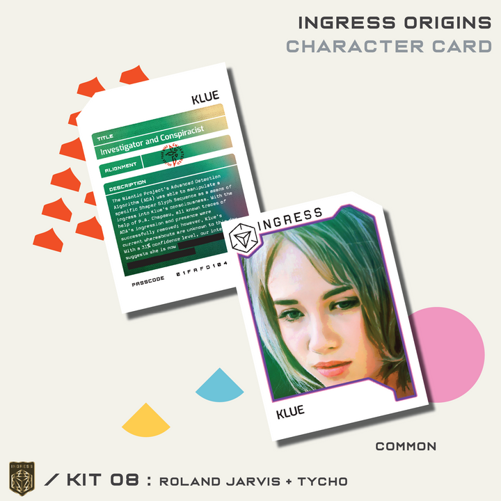 INGRESS ORIGINS KIT #8 - ROLAND JARVIS/TYCHO