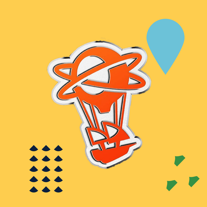 NIANTIC AIRSHIP LAPEL PIN