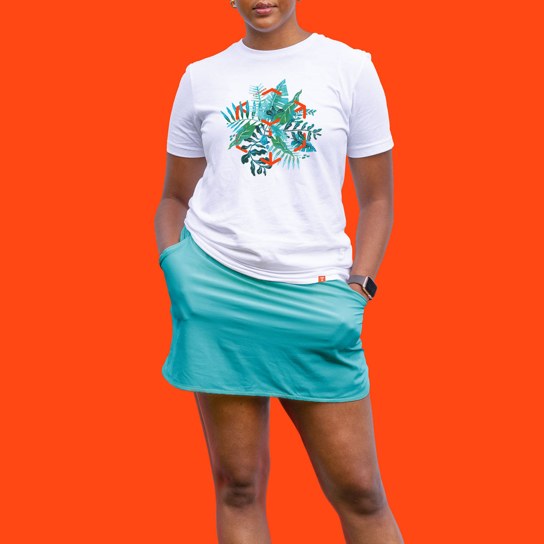 niantic realtee escape white on orange background zoomed in