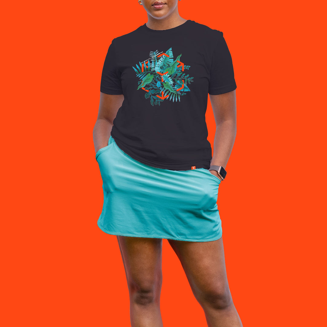 niantic escape realitee black on orange background